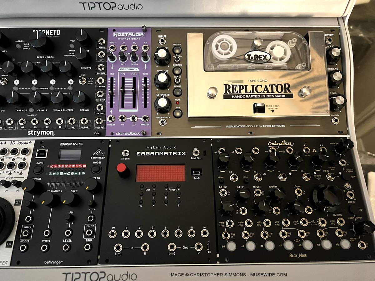 EaganMatrix Module in Rack - Credit Christopher Simmons