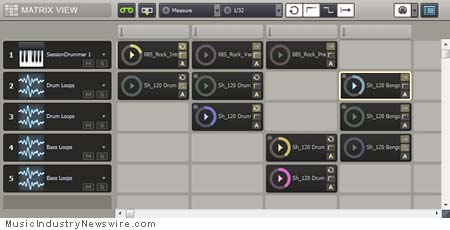 Cakewalk Sonar Matrix View