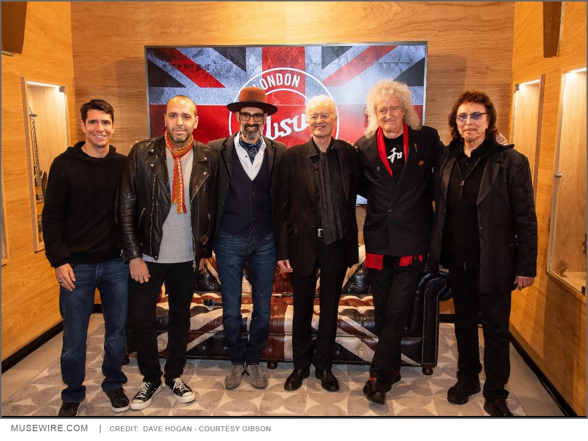 Gibson Garage London: Jimmy Page, Tony Iommi, Sir Brian May, James Bay, and More -- credit Dave Hogan