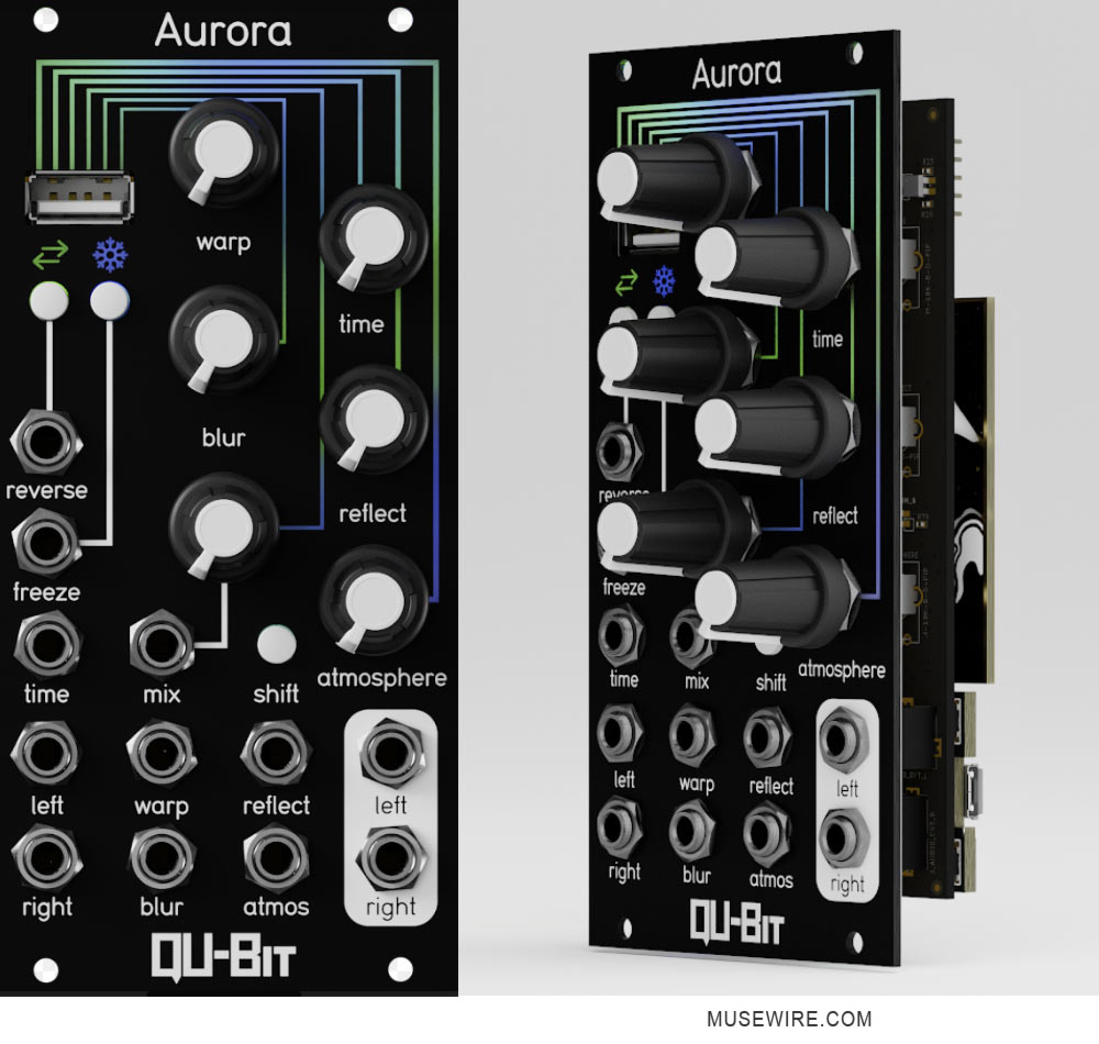 Qu-Bit Electronix AURORA Spectral Reverb in Eurorack Ventures from