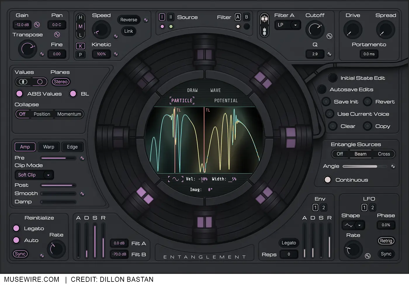 Entanglement synthesizer by Dillon Bastan Entanglement synthesizer by Dillon Bastan