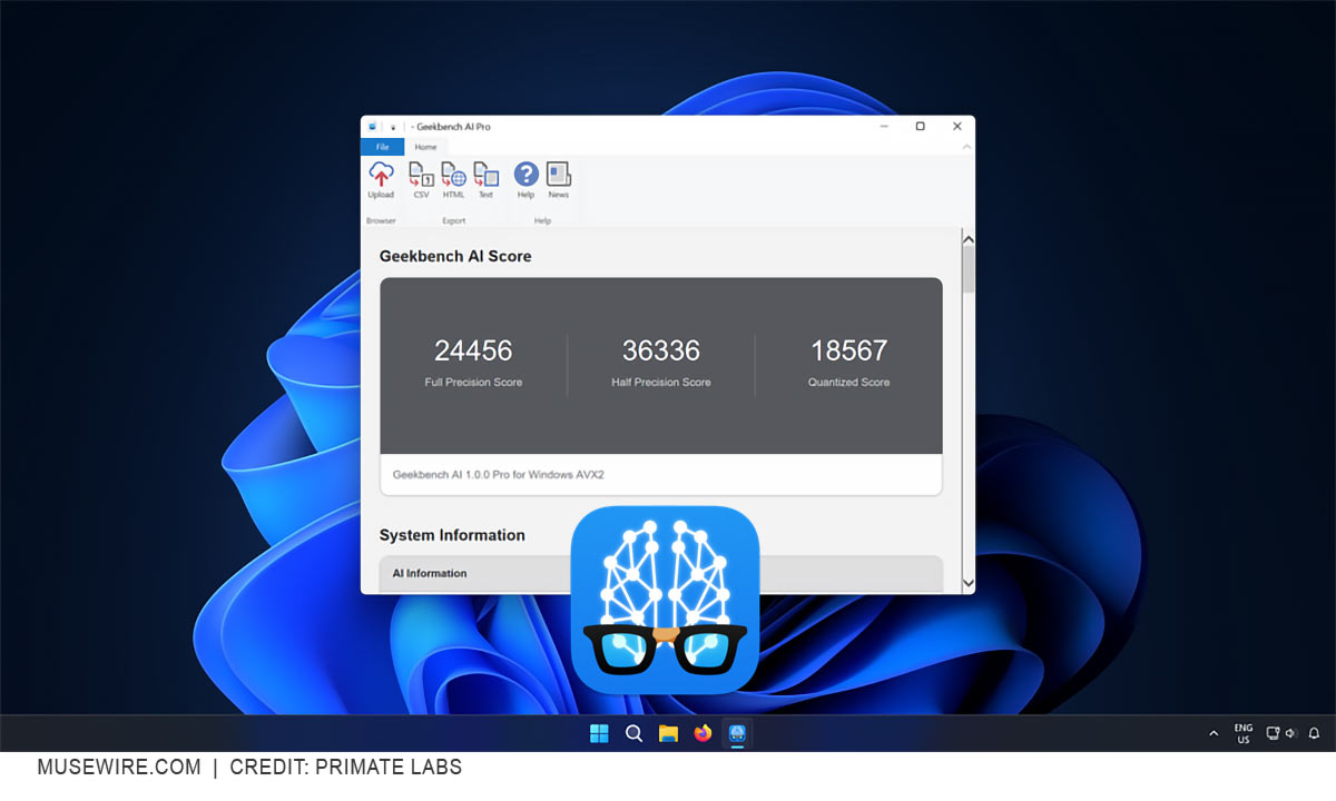 Primate Labs Geekbench AI 1.0