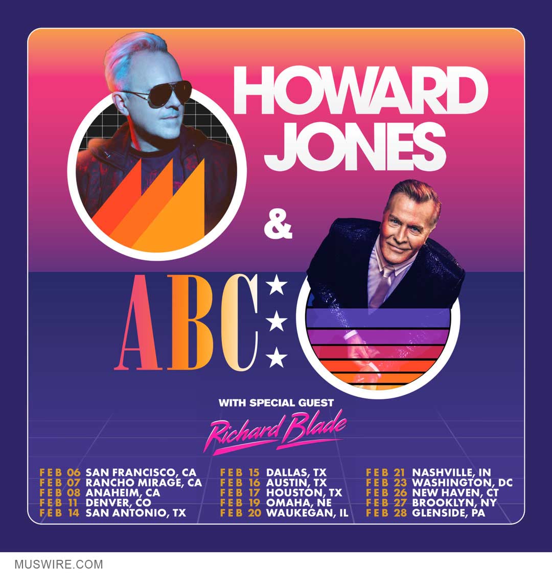 Howard Jones to continue tour of USA with ABC