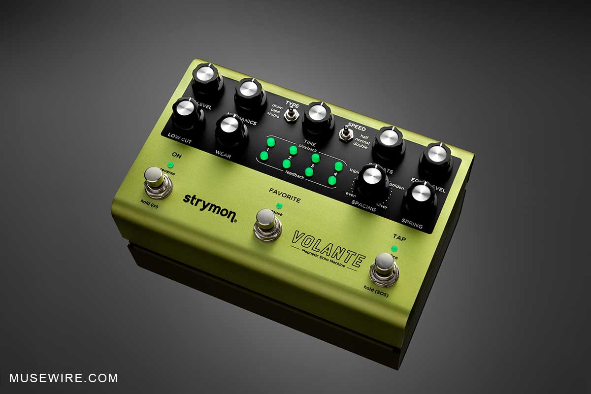 Strymon Volante pedal - top