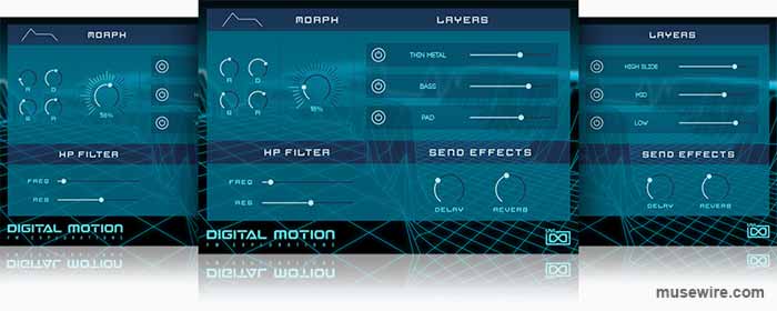 GUI for UVI Digital Motion