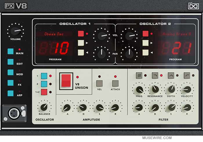 UVI PX V8 Synth Plugin