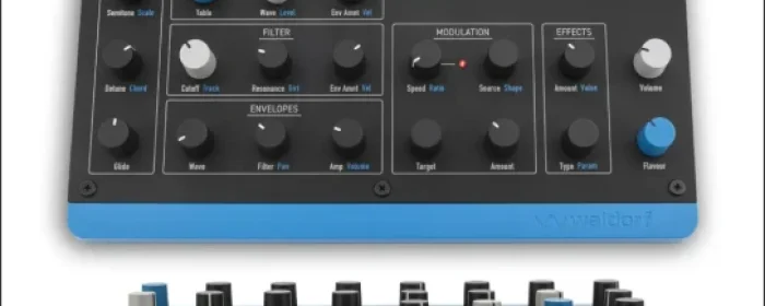 Waldorf PROTEIN desktop wavetable synthesizer module