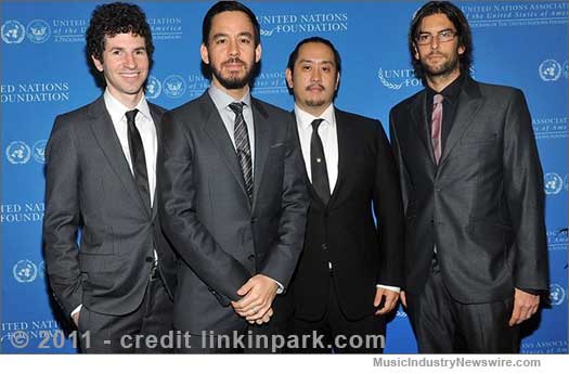 Linkin Park at UN - 2011 - credit: linkinpark.com