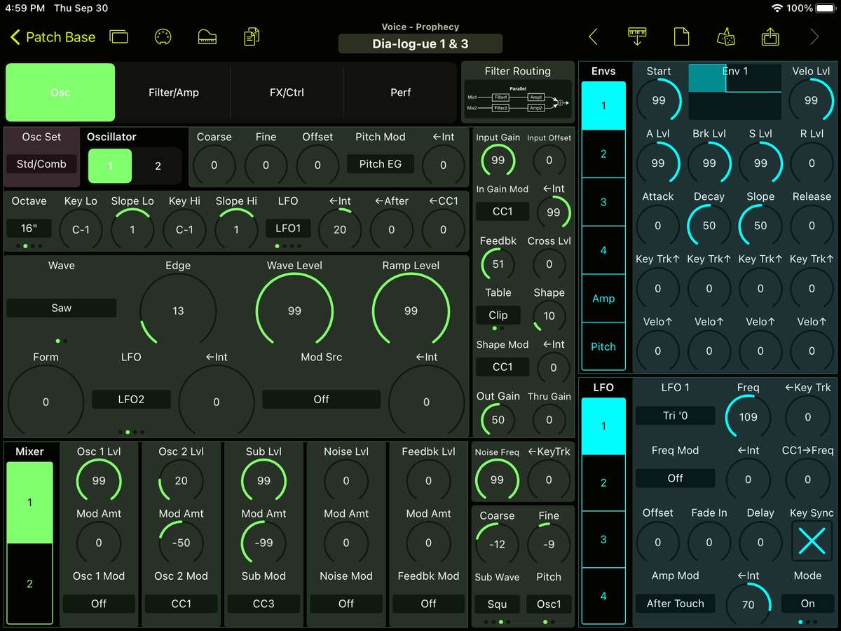 Korg Prophecy editor and librarian Korg Prophecy editor and librarian